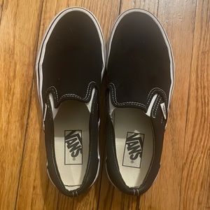 Vans slip on shoe black